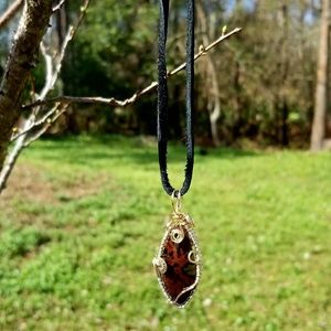 Mahogany Obsidian Necklace